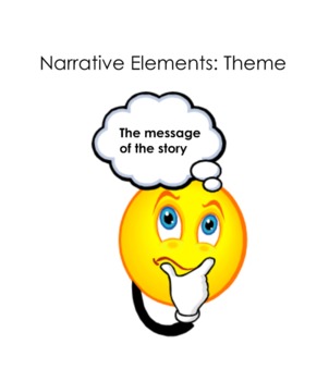 Preview of Theme Lesson Plan (Narrative Elements)