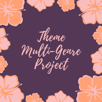 Preview of Theme Multi-Genre Project