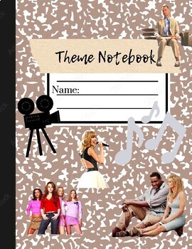 Preview of Theme Notebook - Identify theme, thematic statement, and thesis statement