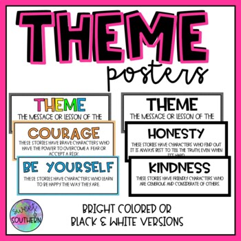 Theme Posters by Sweet and Southern | TPT