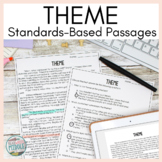 Teaching Theme Reading Comprehension Passages and Question