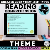 STAAR Theme Test Prep | Google Slides Review Game | NEW It