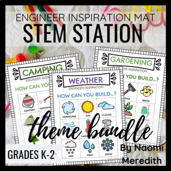 Preview of Theme STEM Activities Bundle | Engineer Inspiration | Printable & Digital