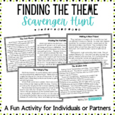 Theme Scavenger Hunt - Fun Finding the Theme of a Story Pr