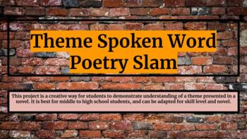 Preview of Theme Spoken Word Poetry Slam