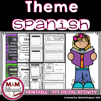 Preview of Theme Activities in SPANISH | Actividades del TEMA
