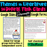Theme Task Cards Using Google Forms or Google Slides