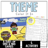 Theme Worksheets - Color It In