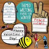 Theme Writing Paper -- January, February, Winter