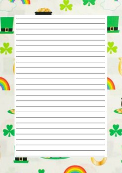 Theme Writing Paper: St Patricks day leprechauns 2 by The Green Fairy