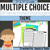 Theme and Summarizing Multiple Choice Passages - 3rd 4th G