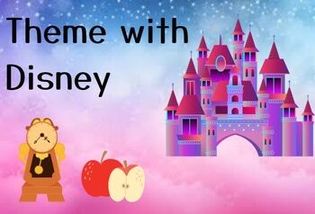 Preview of Theme with Disney - Identify, Analyze Development, Games, Songs & More!