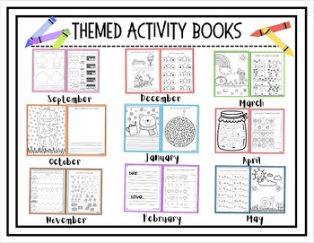Preview of Themed Activity Books