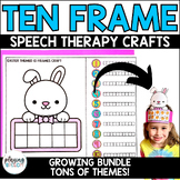 Themed Articulation and Language Crafts for Speech Therapy