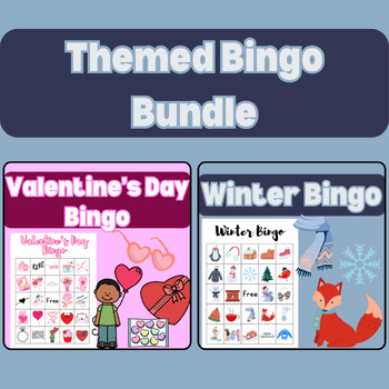 Preview of Themed Bingo Bundle - 20 Cards and Make Your Own Card Option For Each