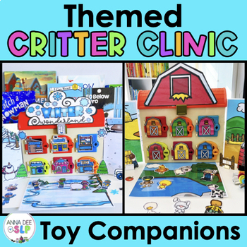 Preview of Themed Critter Clinic Toy Companion for Speech and Language Therapy