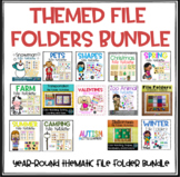 Matching Activities - Themed File Folders Bundle