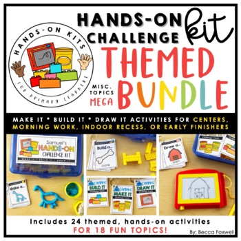 Preview of Themed Hands-On Kit MEGA BUNDLE | Morning Work | Fast Finishers Activities
