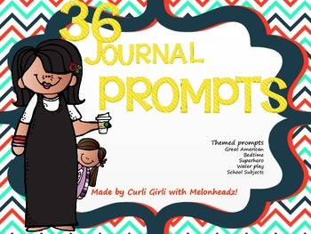 Preview of Themed Journal Prompts