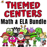 Themed Literacy and Math Centers BIG BUNDLE