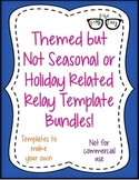 Themed NON Seasonal/Holiday Relay template BUNDLE ALL 13! 