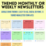 Themed Newsletters! Easy, Google Drive, for every month