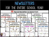 Themed Newsletters for the Entire School Year!