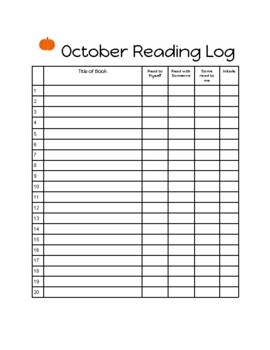 Themed Reading Logs by Ashley Gladden | TPT