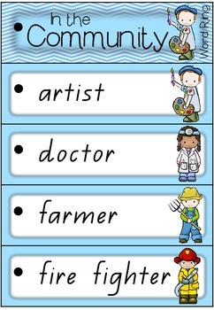 themed word rings set 2 by apples and antics tpt