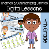 Themes & Summarizing Stories Reading 4th Grade Google Slid