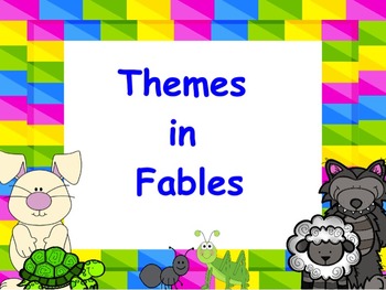 Preview of Themes in Fables: PowerPoint and Worksheets