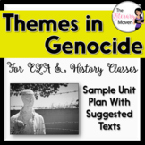 Themes in Genocide - Unit Plan for ELA, History (FREE)