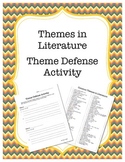 Themes in Literature Activity