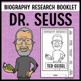 Theodor Geisel Biography Research Booklet