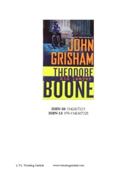 Preview of Theodore Boone - Kid Lawyer by John Grisham