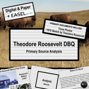 Preview of Theodore Roosevelt National Park DBQ Primary Source Analysis