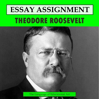Preview of Theodore Roosevelt Research Organizer & Paper Assignment  — US History — CCSS