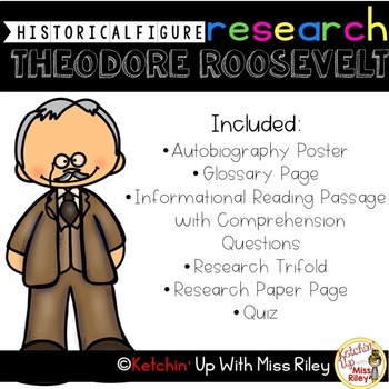 Preview of Theodore Roosevelt Research Packet