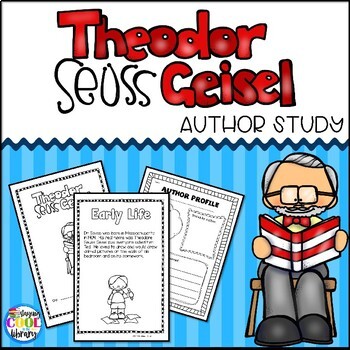 Preview of Theodor Seuss Geisel Author Study