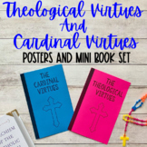 Theological And Cardinal Virtues Posters and Mini Book Set