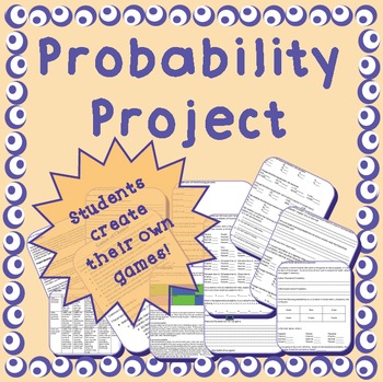 Theoretical & Experimental Probability Project - middle/high school