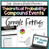 Theoretical Probability Compound Events - Homework for use