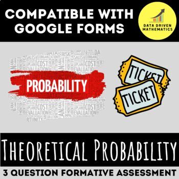 Preview of Theoretical Probability Exit Ticket - for Google Forms™