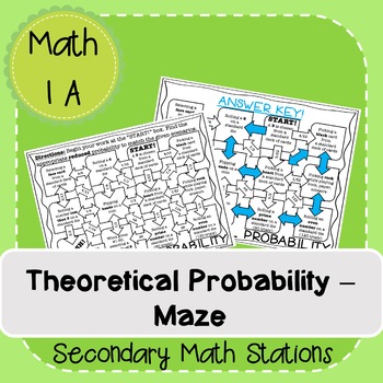 Preview of Theoretical Probability Maze