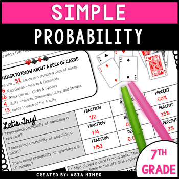 Preview of Theoretical Probability vs. Experimental Probability Notes
