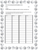 Theoretical and Experimental Probability Activity