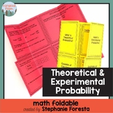 Theoretical and Experimental Probability Foldable