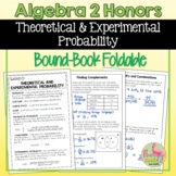 Theoretical and Experimental Probability Foldable (Unit 12)