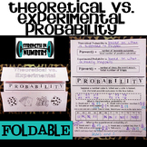 Theoretical vs. Experimental Probability Foldable Notes fo