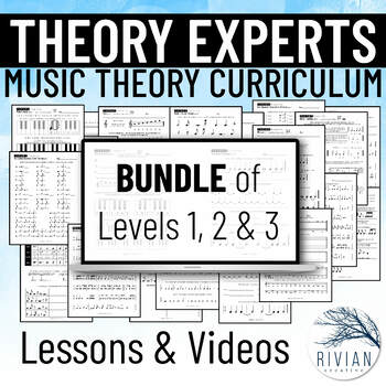 Preview of Theory Experts a Music Theory Curriculum BUNDLE for K-12 Print and Digital